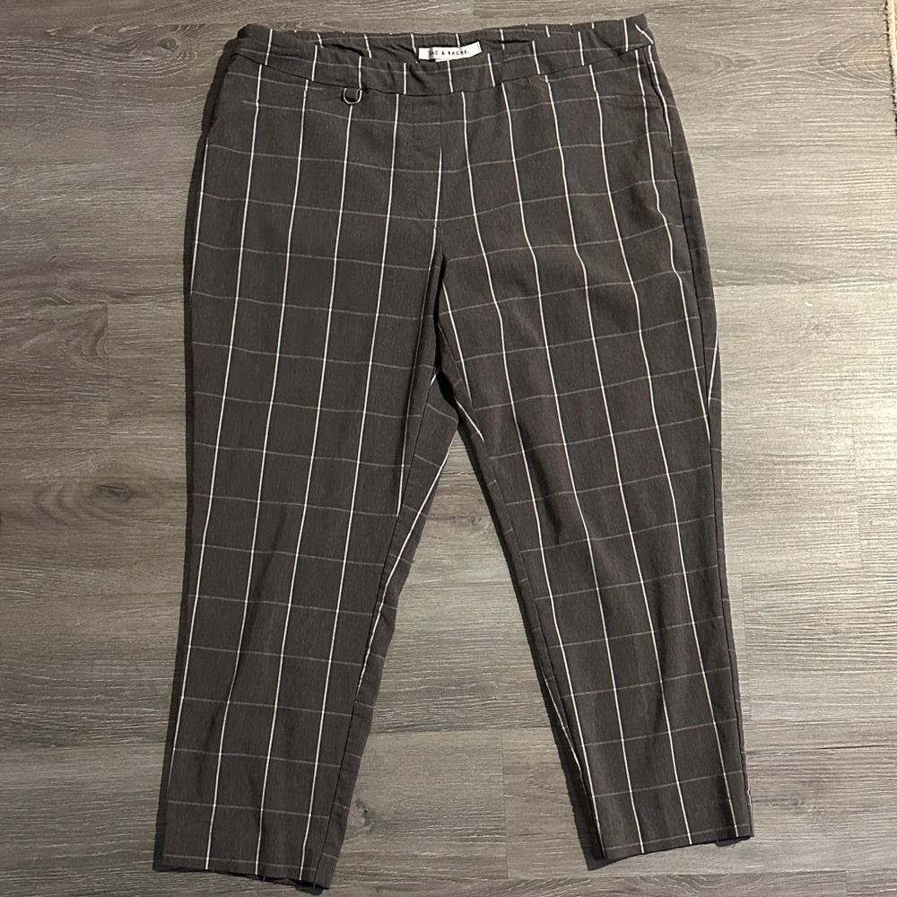 Stylish Gray Checkered Pants